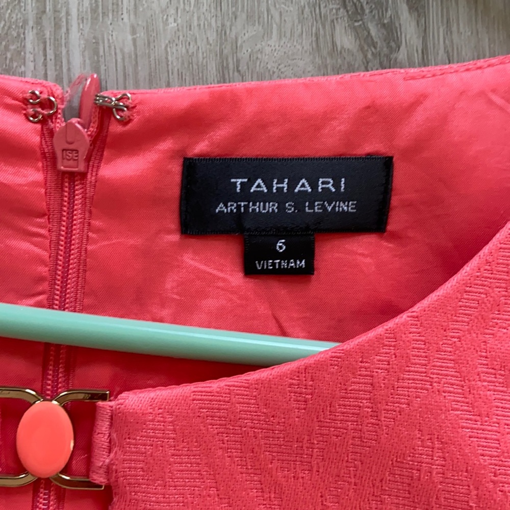 Amazing work dress! Hot pink Tahari dress.